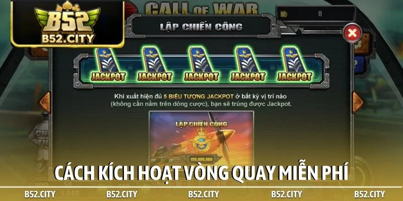 Cách kích hoạt vòng quay miễn phí