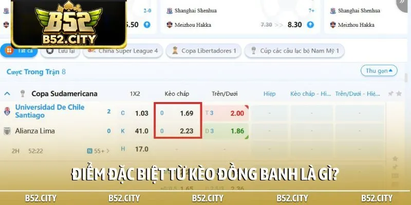 Điểm đặc biệt từ kèo đồng banh là gì?