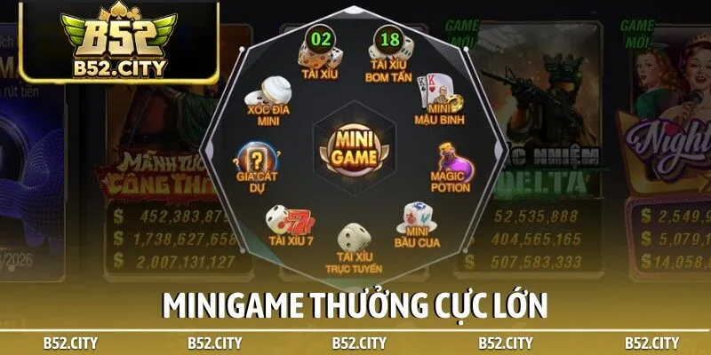 Minigame thưởng cực lớn