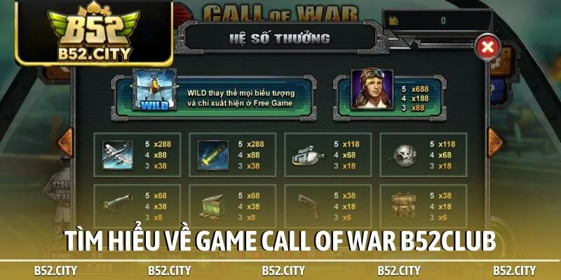 Tìm hiểu về game Call Of War B52club