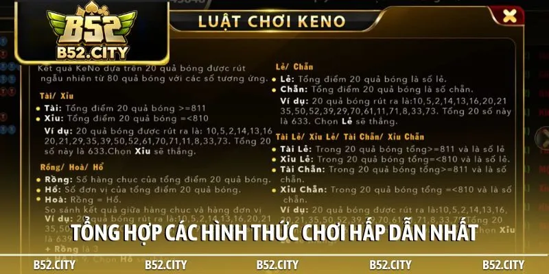 Tổng hợp các hình thức chơi hấp dẫn nhất
